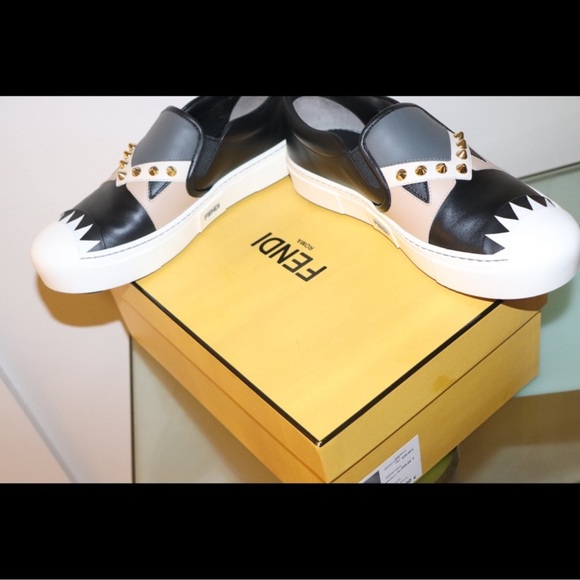 FENDI👾 Monster Studded slip-on sneakers - Picture 5 of 6